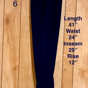 Cherokee Navy Corduroy Ankle Pants